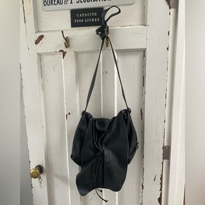 vintage 80’s CARLOS FALCHI slouch crossbody leather bag